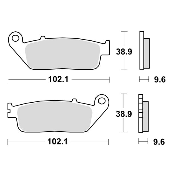 TRW KOČIONE PLOČICE (MCB677)