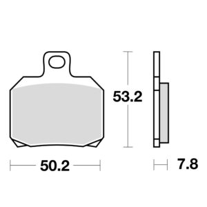 TRW KOČIONE PLOČICE(MCB700)