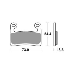 TRW KOCIONE PLOCICE (MCB901SV)