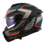Kaciga LS2 Full Face FF808 STREAM II ROAD crno plava sa naočarima
