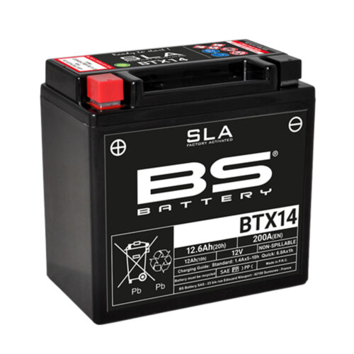 Akumulator BS 12V 12Ah gel BTX14-FA levi (150x87x145) 200A (BTX14-FA)