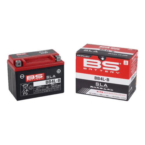 Akumulator BS 12V 4Ah SLA BB4L-B desni plus (120x70x92) 50A