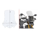 Vizir providni GIVI Triumph Tiger 900 Rally (20-23) D6418ST