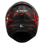 Kaciga LS2 Full Face FF353 RAPID II KAIJU crno belo crvena