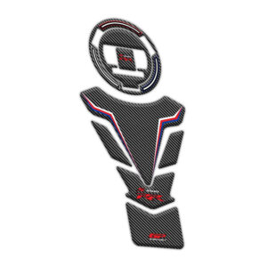 Nalepnice rezervoara TANK PAD set BMW S 1000 RR (15-18) plavo belo crvena carbon GP KOMPOZIT