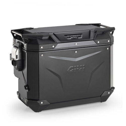 Bočni kofer GIVI TREKKER OUTBACK MONOKEY® CAM SIDE EVO SMART 40 BLACK LINE ALU crni desni 40L