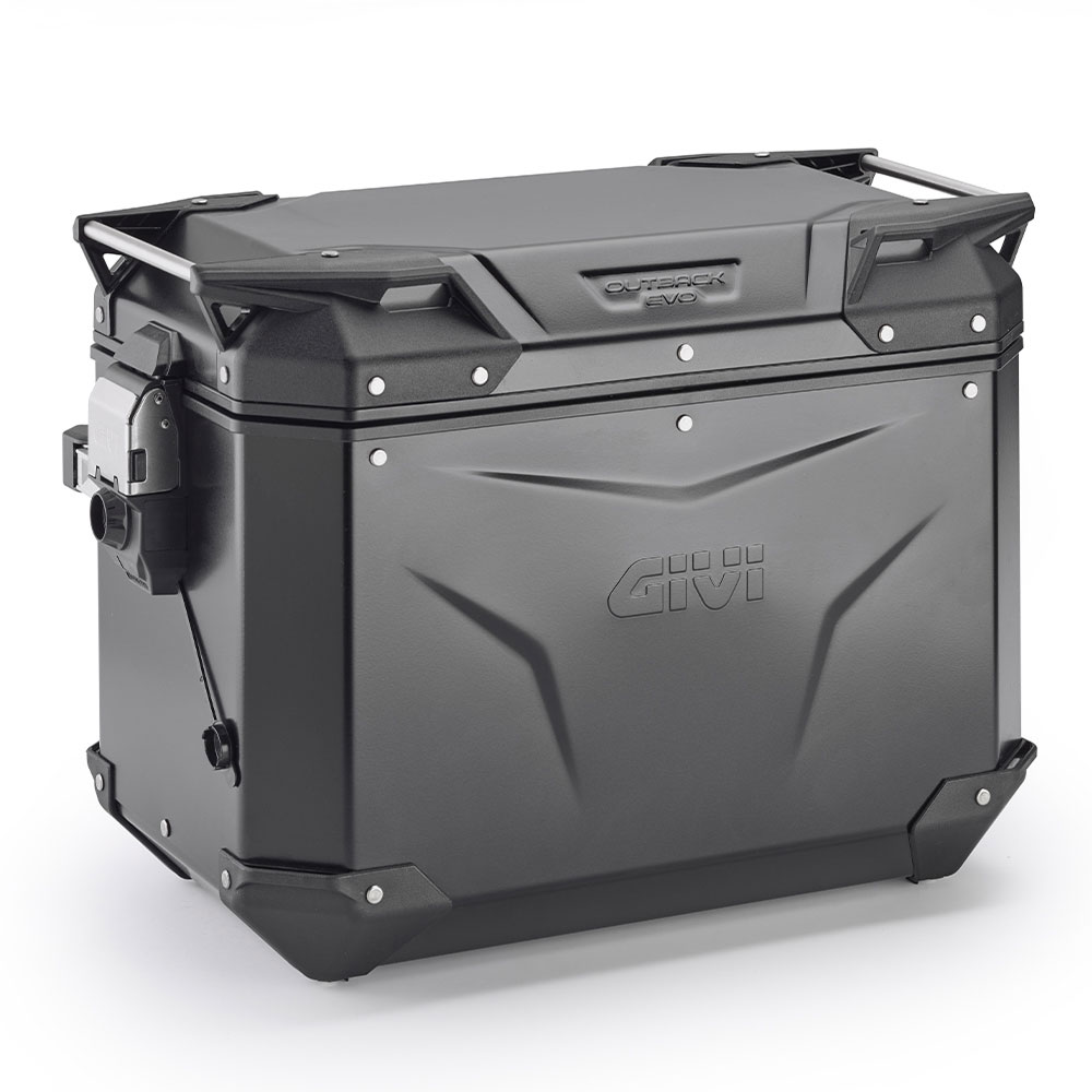 35ee23b7-18f5-4b4c-953c-fde8b6b0caeb Bočni kofer GIVI TREKKER OUTBACK MONOKEY® CAM SIDE EVO SMART 48 BLACK LINE ALU crni levi 48L