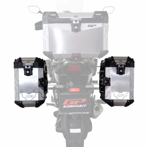 Bočni koferi GP KOMPOZIT ALU sivi 40L+40L