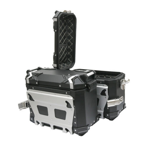 Bočni koferi X-LAND ALU crni 30L+30L
