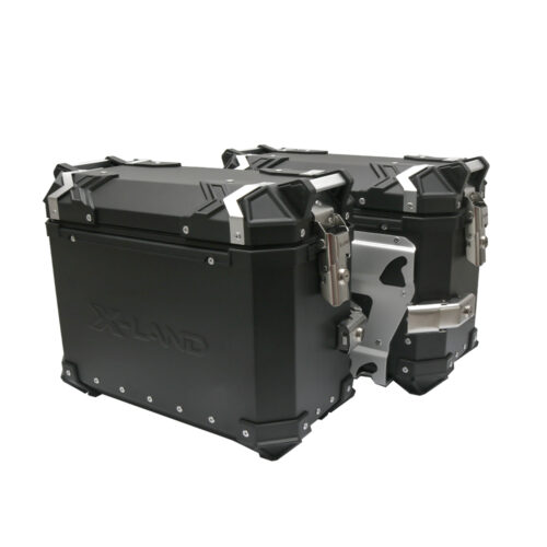 Bočni koferi X-LAND ALU crni 30L+30L