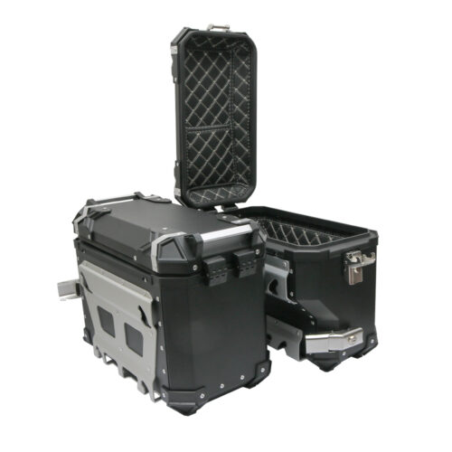Bočni koferi X-LAND ALU crni 38L+32L