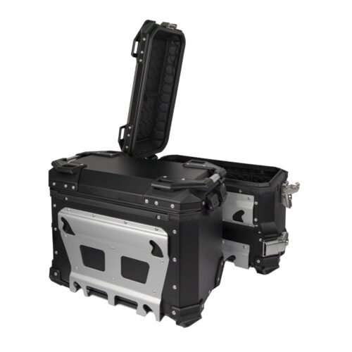 Bočni koferi X-LAND ALU crni 38L+32L Y-MODEL