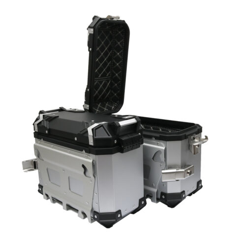 Bočni koferi X-LAND ALU sivi 30L+30L