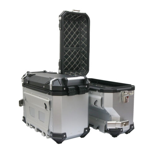 Bočni koferi X-LAND ALU sivi 38L+32L