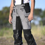 Pantalone LS2 APOLLO muške crno sive COMFORT