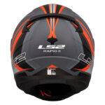 Kaciga LS2 Full Face FF353 RAPID II FLITZ narandžasto siva