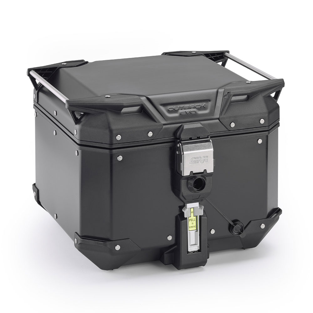549afd20-cd35-4fdd-ad12-2009e5a01ba0 Centralni kofer GIVI TREKKER OUTBACK EVO SMART 42 BLACK LINE ALU crni Monokey 42L