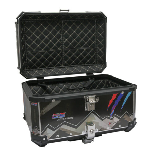 Centralni kofer X-LAND ALU crni ADVENTURE 65L