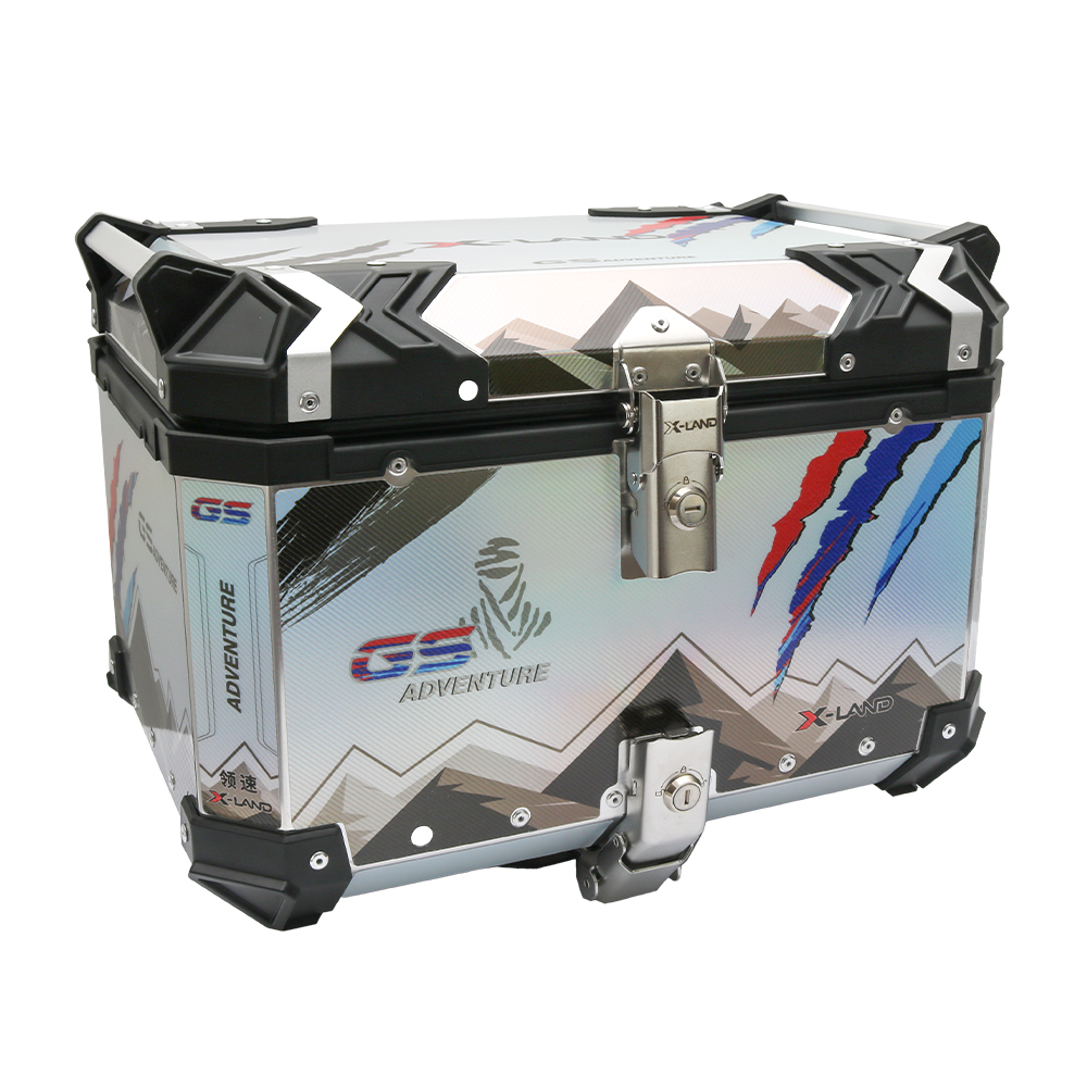 7d5db56a-9578-472d-a638-9f7e528dc95e Centralni kofer X-LAND ALU sivi ADVENTURE 55L