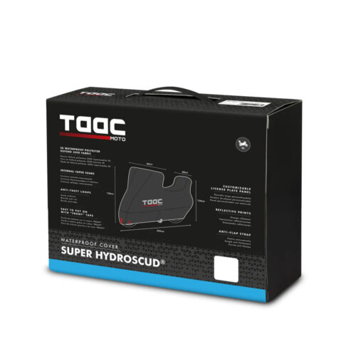 Cirada za motore 222 x136cm HYDROSCUD crna XL TAAC