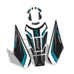 Nalepnice rezervoara TANK PAD CF MOTO 250SR tirkizno carbon (20-24) GP KOMPOZIT