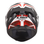 Kaciga LS2 Full Face FF820 RAPID III XTREM belo crno crvena