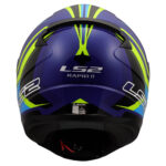 Kaciga LS2 Full Face FF353 RAPID II FLITZ žuto plava