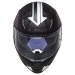 Kaciga LS2 Full Face FF811 VECTOR II SPLITTER crno bela sa naočarima