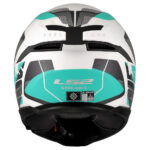 Kaciga LS2 Full Face FF808 STREAM II ROAD CYAN svetlo siva sa naočarima