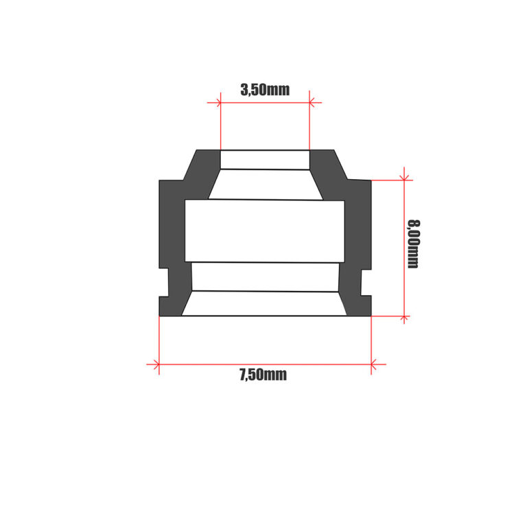 Teflon ventila Kawasaki ZX-6 Athena