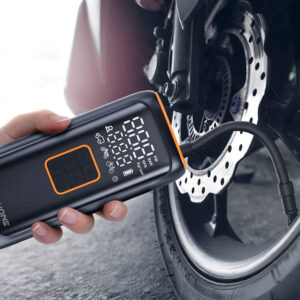 Baterijski mini kompresor za gume 4000 maH INTERPHONE (INTERPHOAIRPUMP4K)