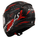 Kaciga LS2 Full Face FF353 RAPID II KAIJU crno belo crvena