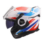 Kaciga LS2 Flip Up FF901 ADVANT X NOVA belo plavo crvena