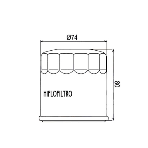 Filter ulja HF740 Hiflo Yamaha Marine