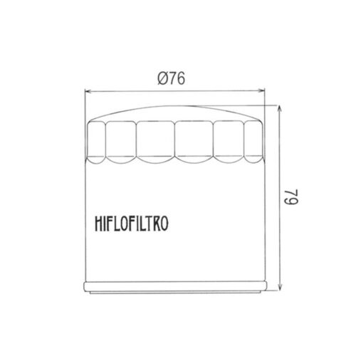 HIFLOFILTRO FILTER ULJA  (HF163)