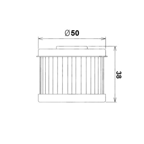HIFLOFILTRO MOTO FILTER ULJA  (HF112)