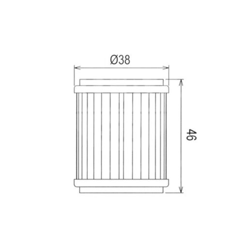 HIFLOFILTRO MOTO FILTER ULJA (HF141)