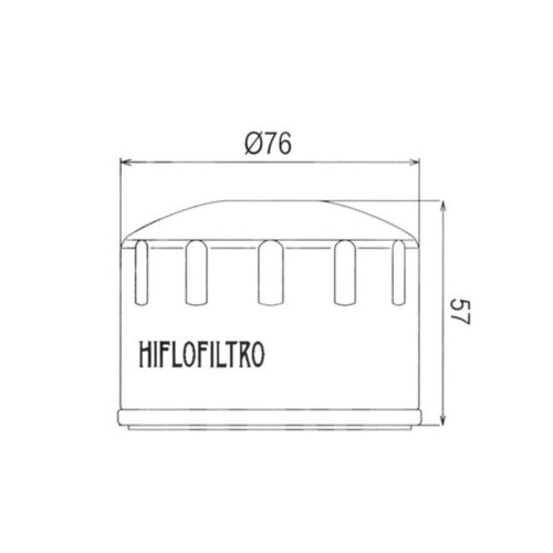 HIFLOFILTRO MOTO FILTER ULJA (HF184)