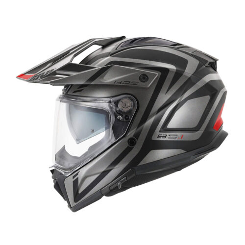Kaciga GIVI Enduro 80.1 APEX mat crno titanium crvena