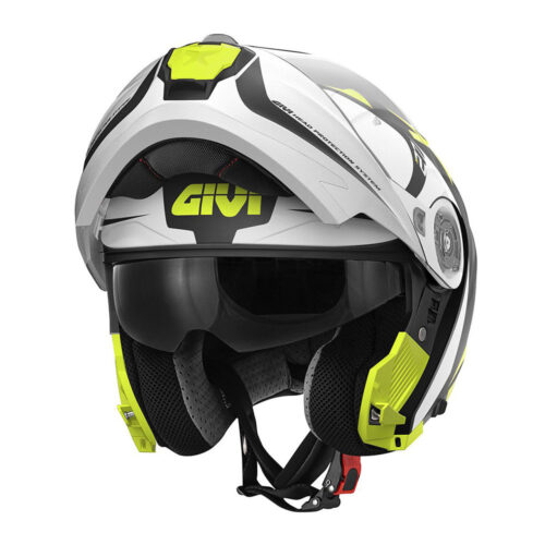 Kaciga GIVI Flip Up X27 DIMENSION crno belo žuta