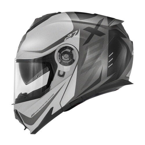 Kaciga GIVI Flip Up X27 DIMENSION crno titanium srebrna