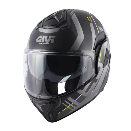 Kaciga GIVI Flip Up X30 PULSAR titanium žuta