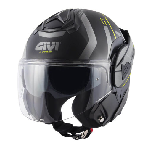 Kaciga GIVI Flip Up X30 PULSAR titanium žuta