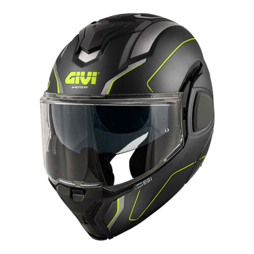 Kaciga GIVI Flip Up X36 PULSE crno titanium žuta
