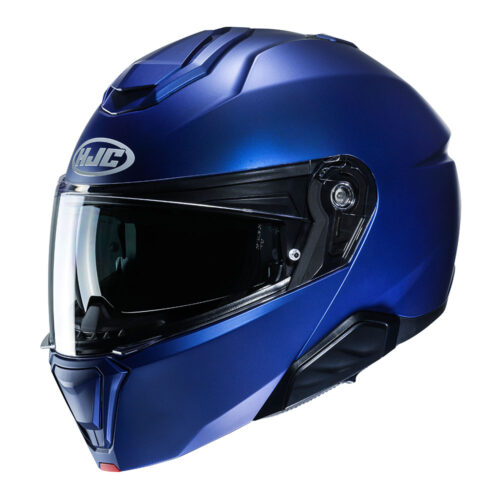 Kaciga HJC Flip Up i91 mat metalik plava