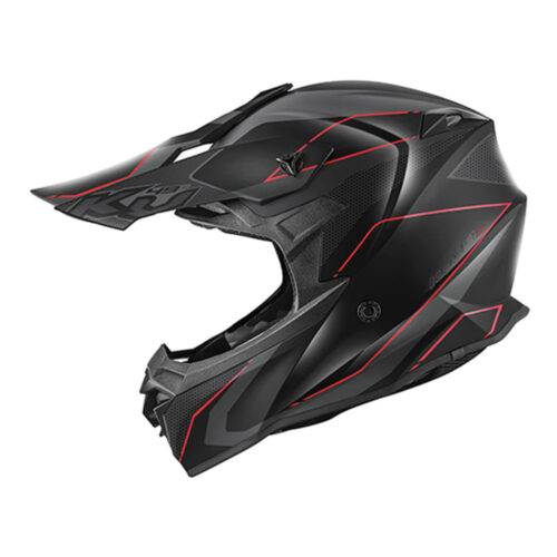 Kaciga Kappa Cross KV49R EVO CHASER crno sivo crvena