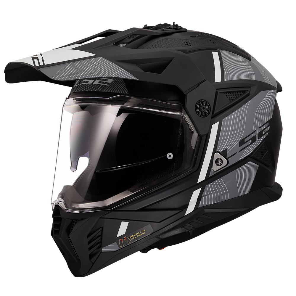 fd8eac3a-10d5-490c-abf6-15f1e6ce5af2 Kaciga LS2 Enduro MX702 PIONEER II HILL mat crno bela