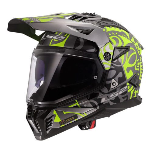 Kaciga LS2 Enduro MX702 PIONEER II RANGI žuta