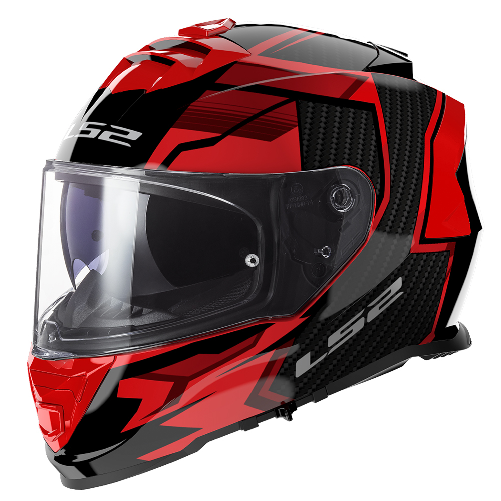 141cc1ed-91ed-4346-a505-bffa0f5e8a93 Kaciga LS2 Full Face FF800 STORM II TRACKER crno crvena sa naočarima