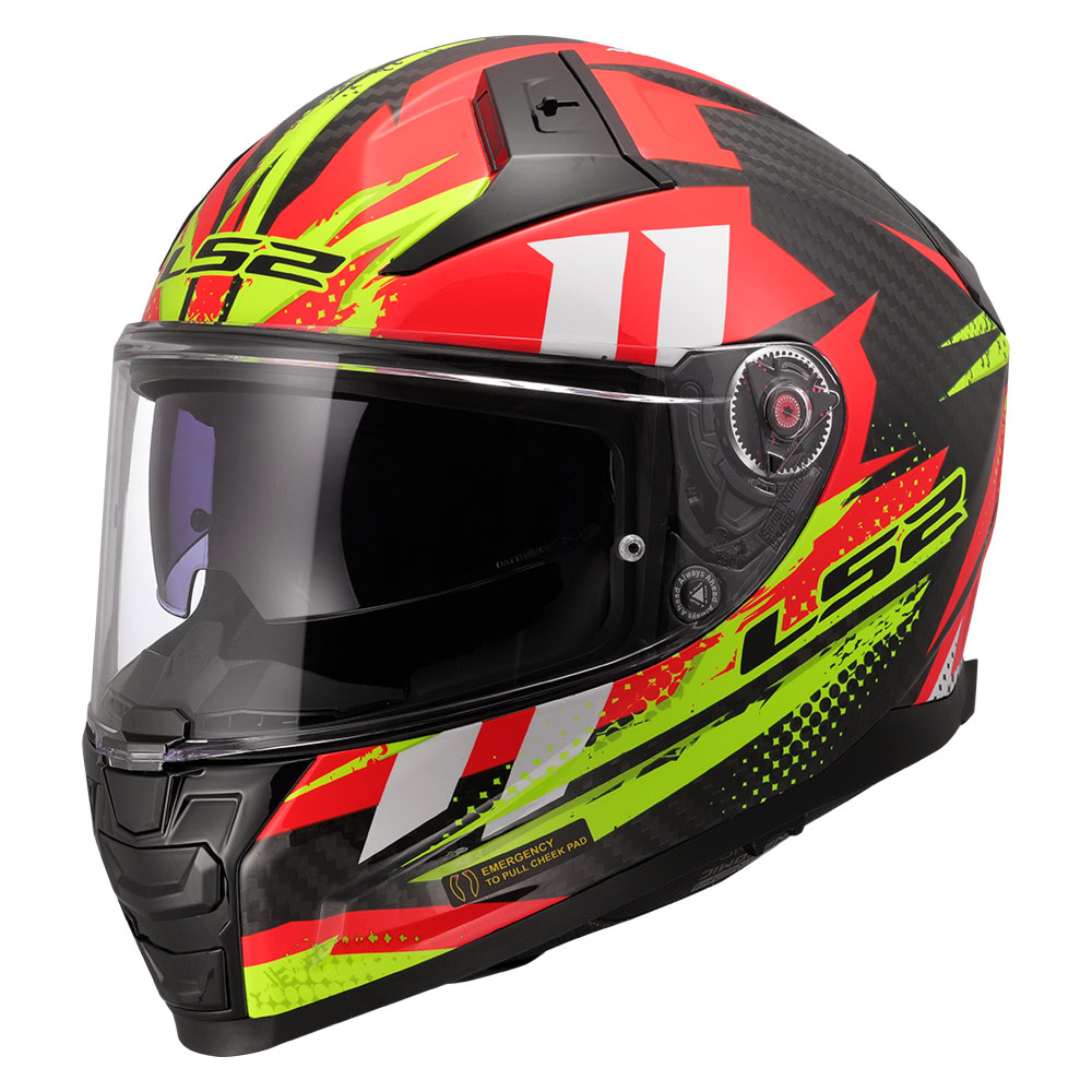 f7d1e7ec-0bc4-4f4e-a98f-039813b233a8 Kaciga LS2 Full Face FF811 VECTOR II CARBON TANTIC crveno žuta